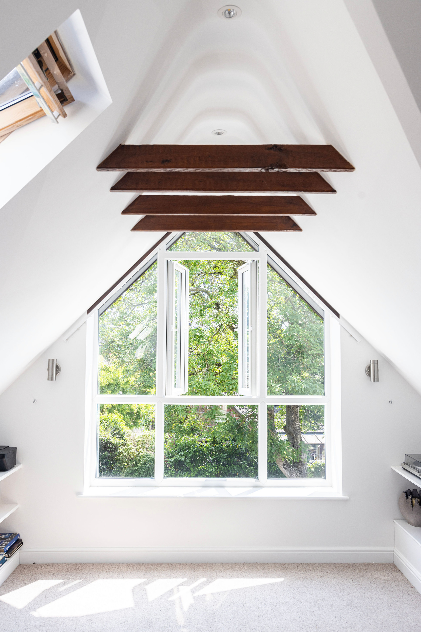 View of feature glazing