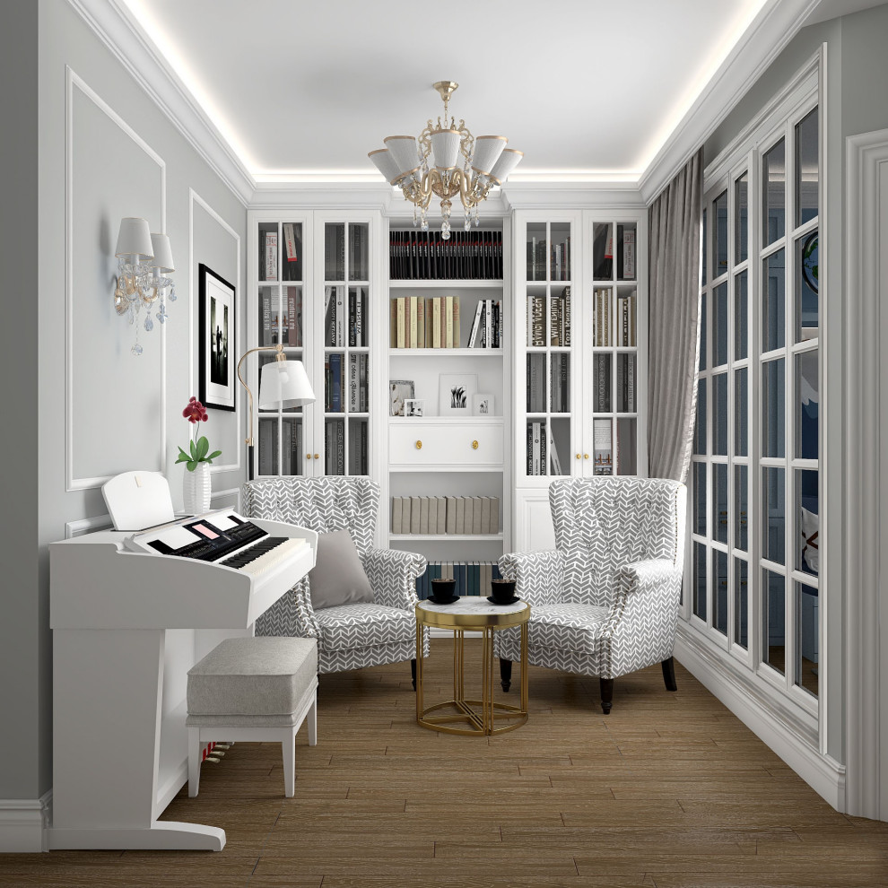 Двухкомнатная квартира в стиле неоклассика