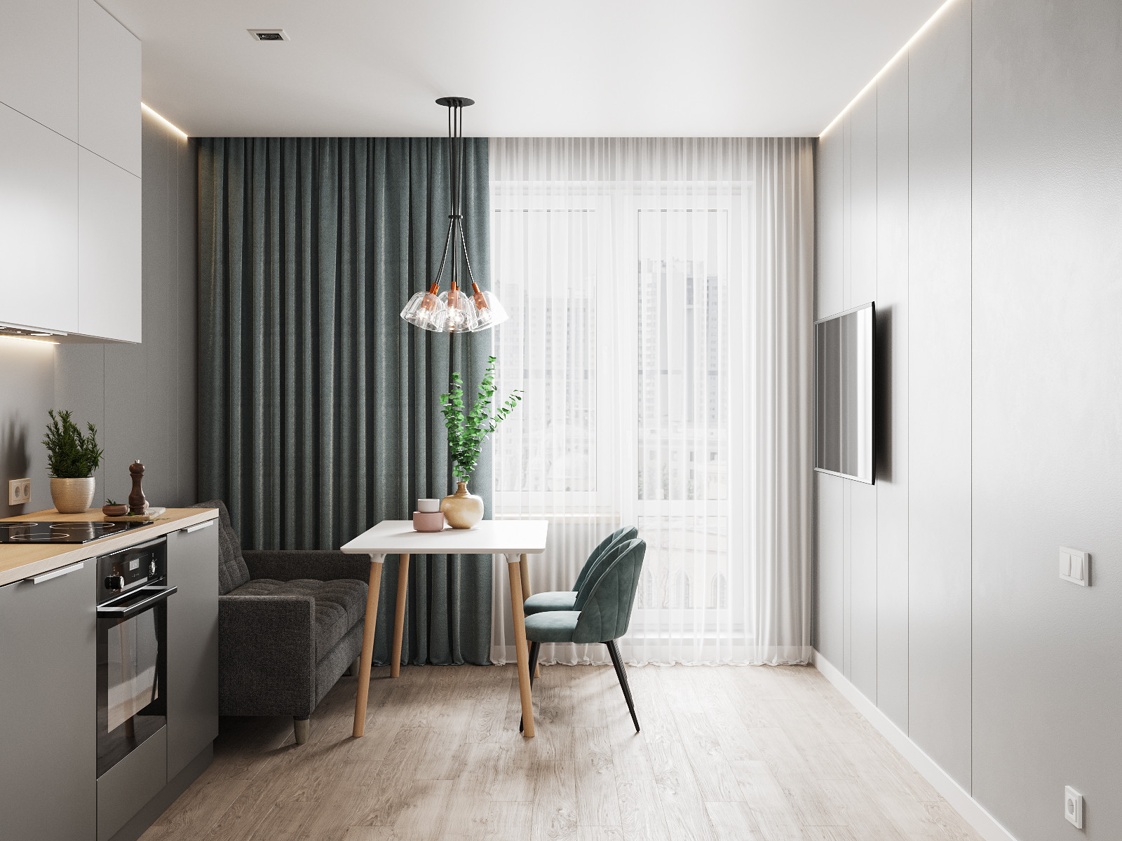 Двухкомнатная квартира в ЖК "Легенда"