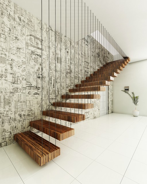 Floating Stairs by finesse contemporary-staircase
