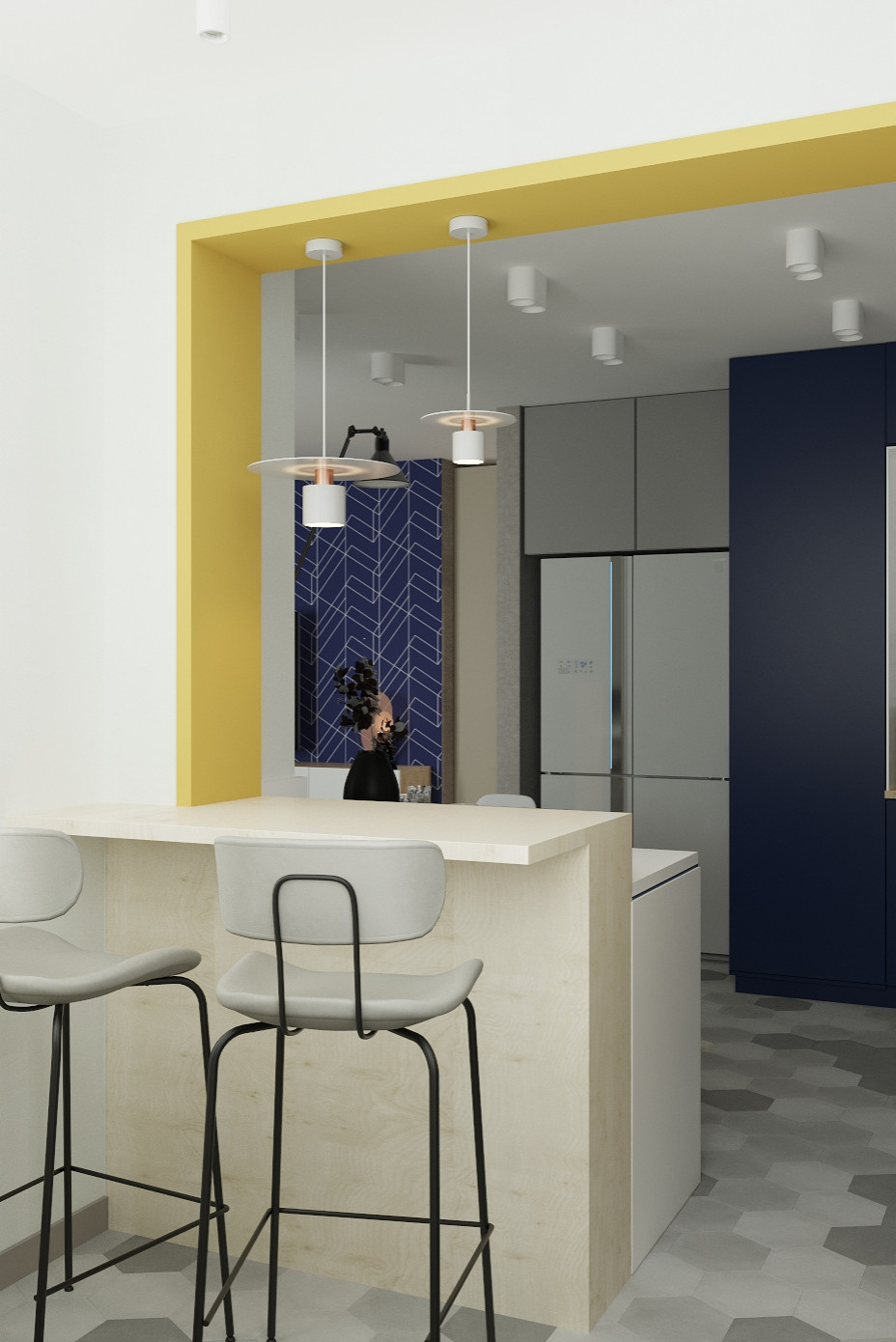 Проект 3-х комнатной квартиры в ЖК "Красный Бор"