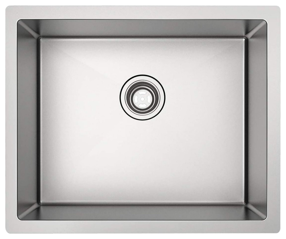 20 Stainless Steel Undermount Single Bowl Sink Contemporary   Home Design 