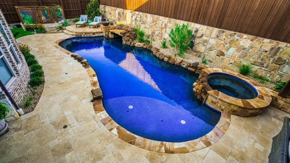 Design ideas for a mediterranean pool in Dallas.