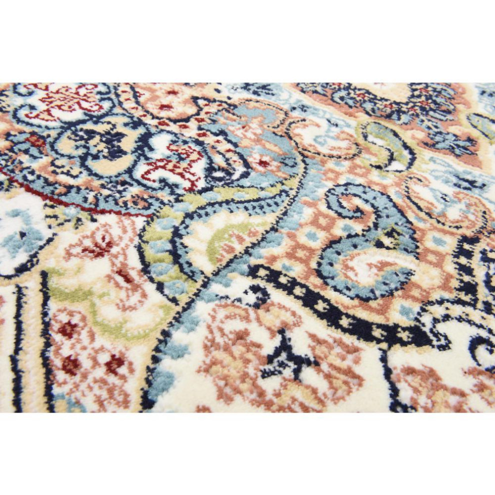 Unique Loom Glasgow Narenj Rug, 3'x5' Traditional Area Rugs by