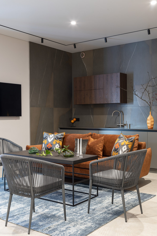 Реализованный проект банного комплекса на территории частного дома