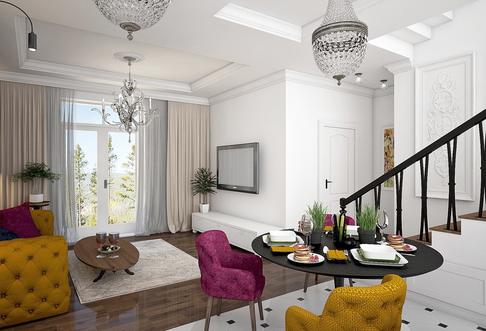 Таунхаус в стиле поп-арт для яркой девушки