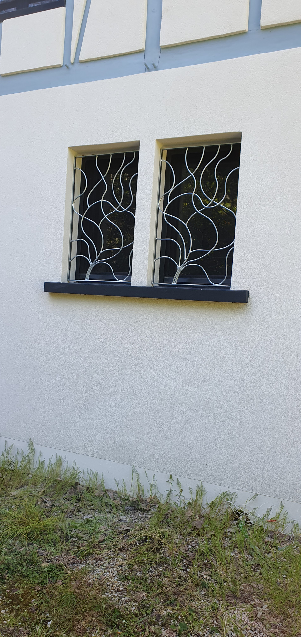 Pose d'une grille de défense