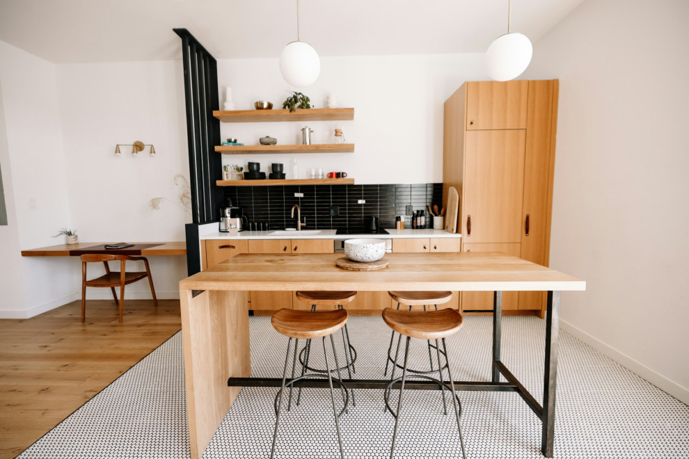 small bright kitchen