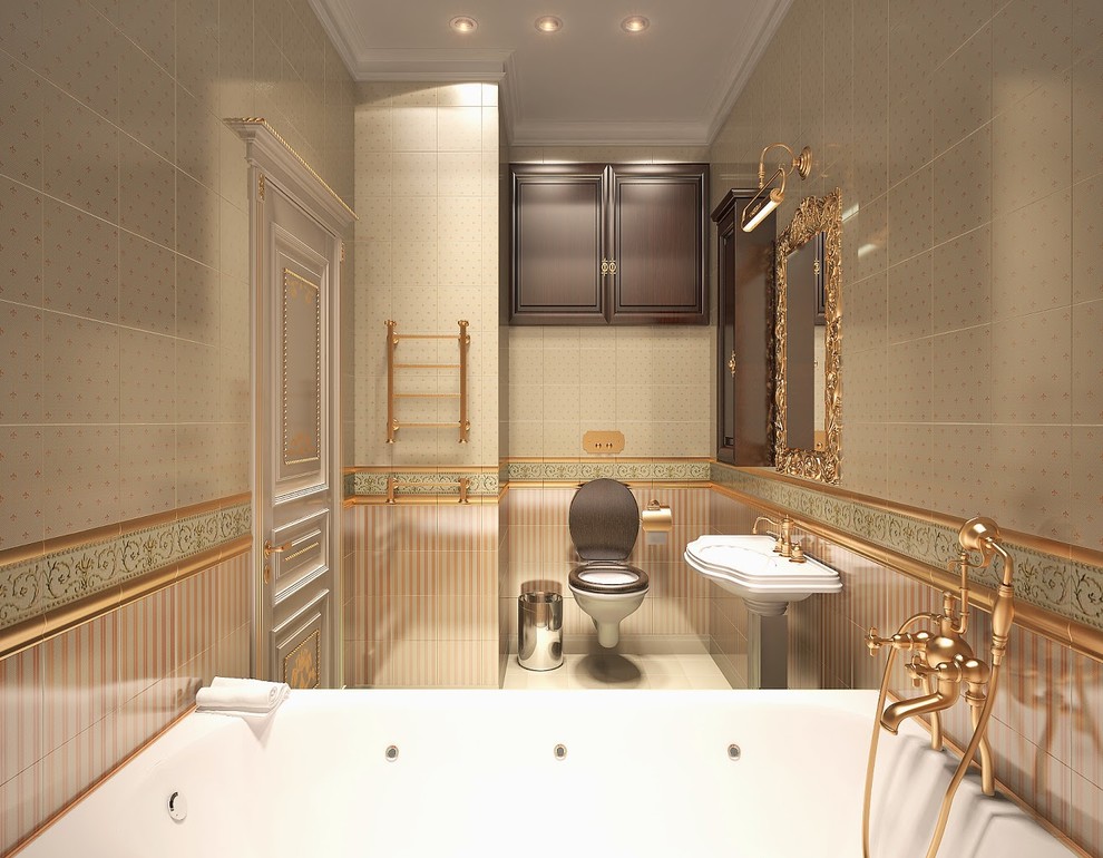 Дизайн-проект ванной комнаты от «Strekoza Design»