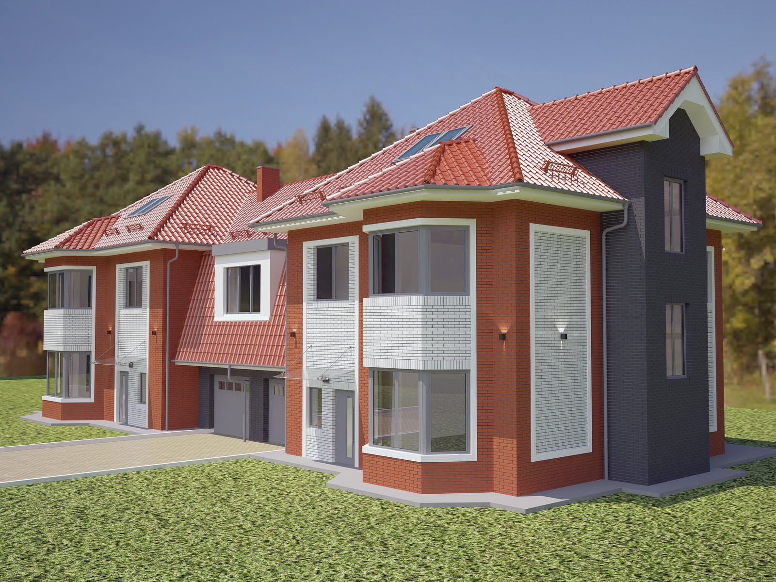 Оформление фасада частных домов