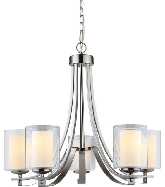 Abriana Chandelier Transitional Chandeliers By Hardware House Abriana Chandelier Satin Nickel