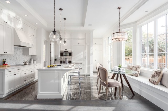 Transitional Kitchen nyklassisk-koek