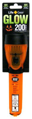 Lifegear LG132 Glow Mini Halloween Flashlight 200 Hrs Includes Flasher Mode