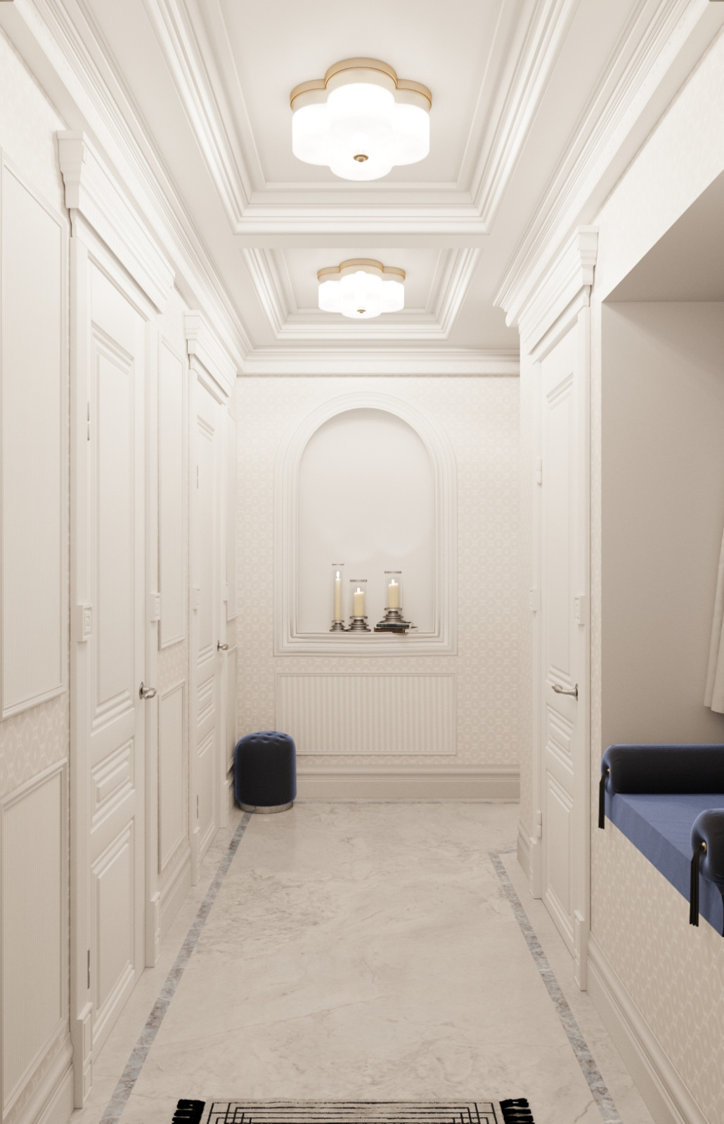 Входная зона в классическом стиле