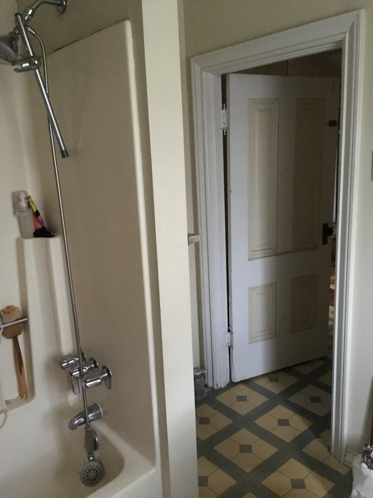 Replace original bathroom door trim?