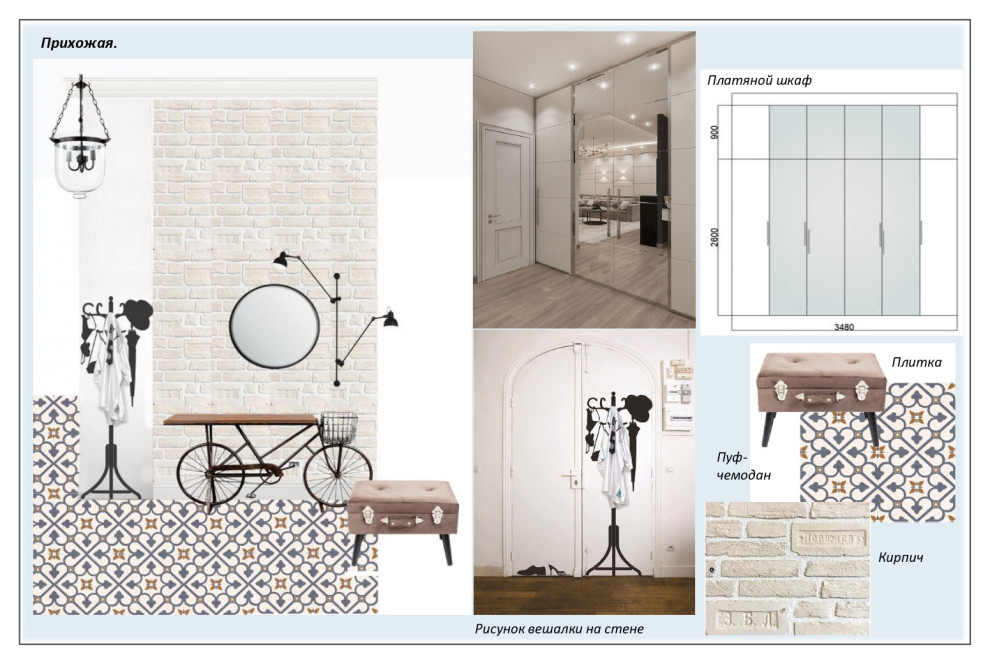 Санкт-Петербург. Подбор мебели и создание образа квартиры для творческой пары.