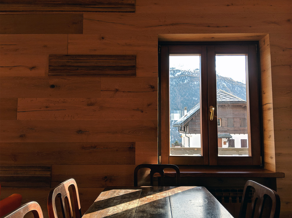 Chalet sotto la neve