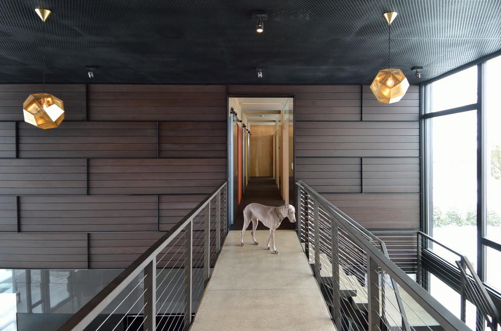 This is an example of a contemporary hallway in Minneapolis.