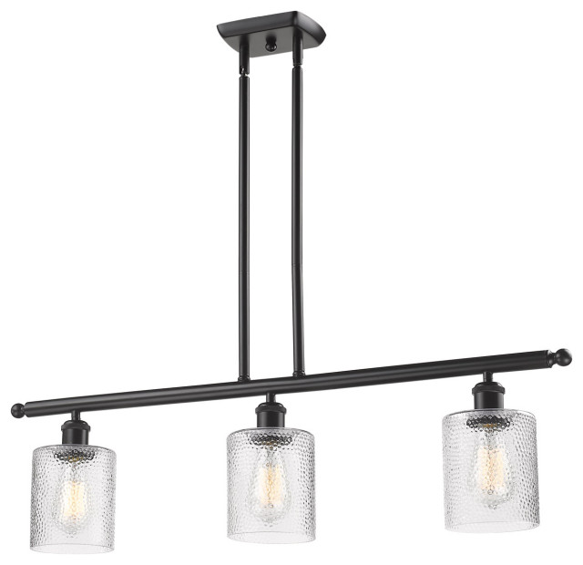 Ballston Cobbleskill 3 Light Island Light in Oil Rubbed Bronze