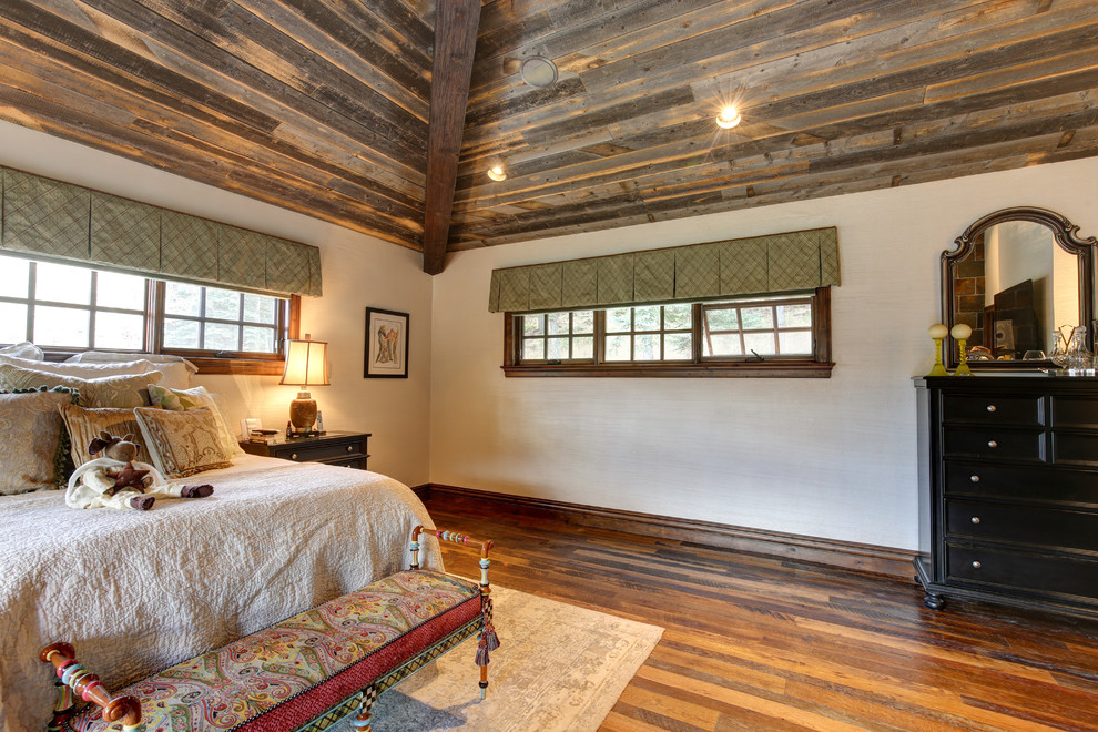 Inspiration for a country bedroom in Denver.