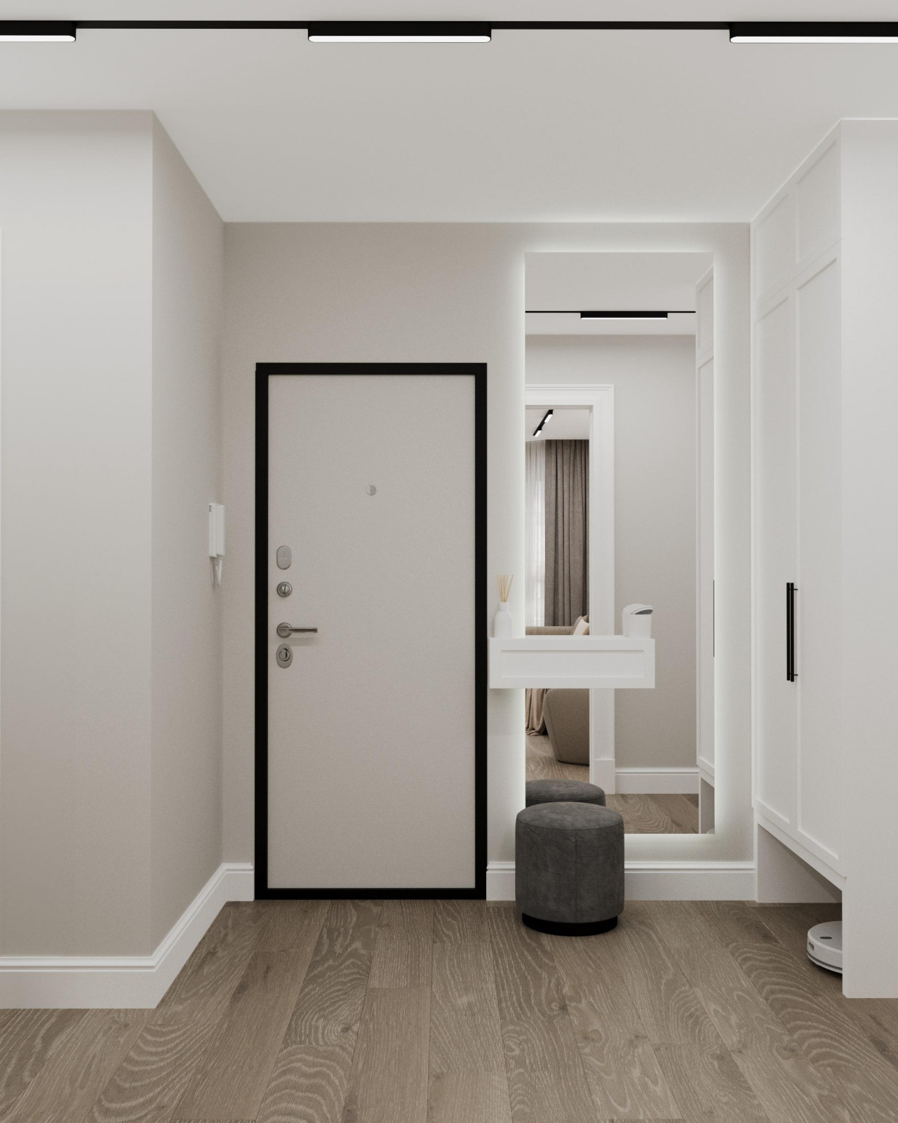 Квартира 54м2 в Анапе в стиле минимализм