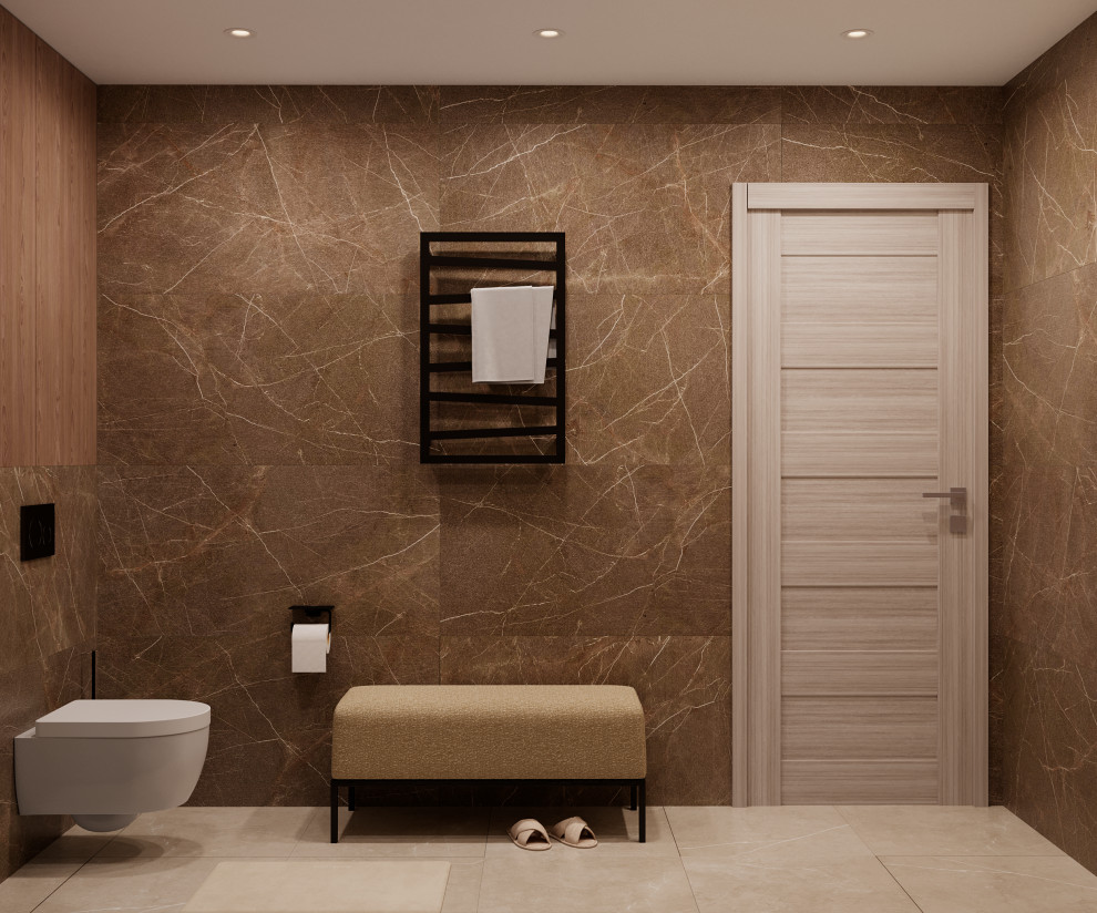 Тёмный санузел