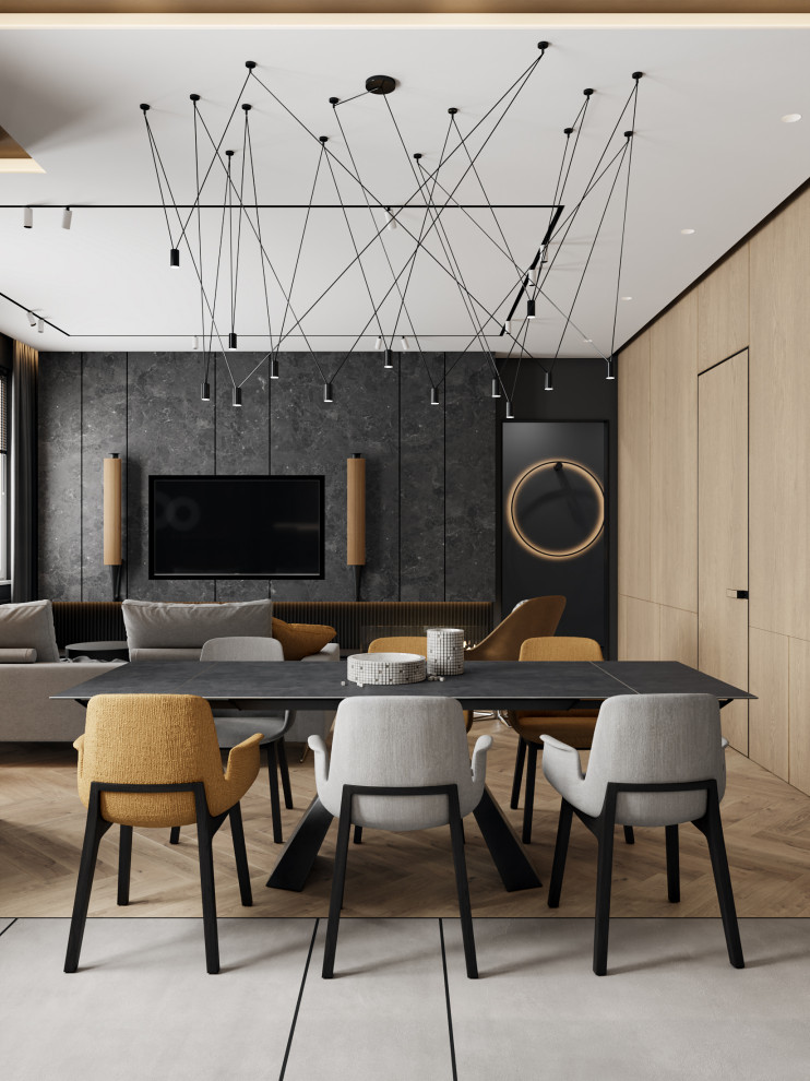 Дизайн трёхкомнатной квартиры в ЖК "Дом на Зелейной | Санкт-Петербург | Россия |