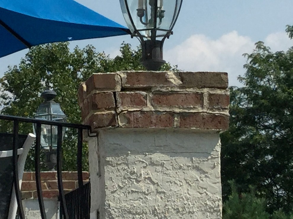 Brick Pillar- Before