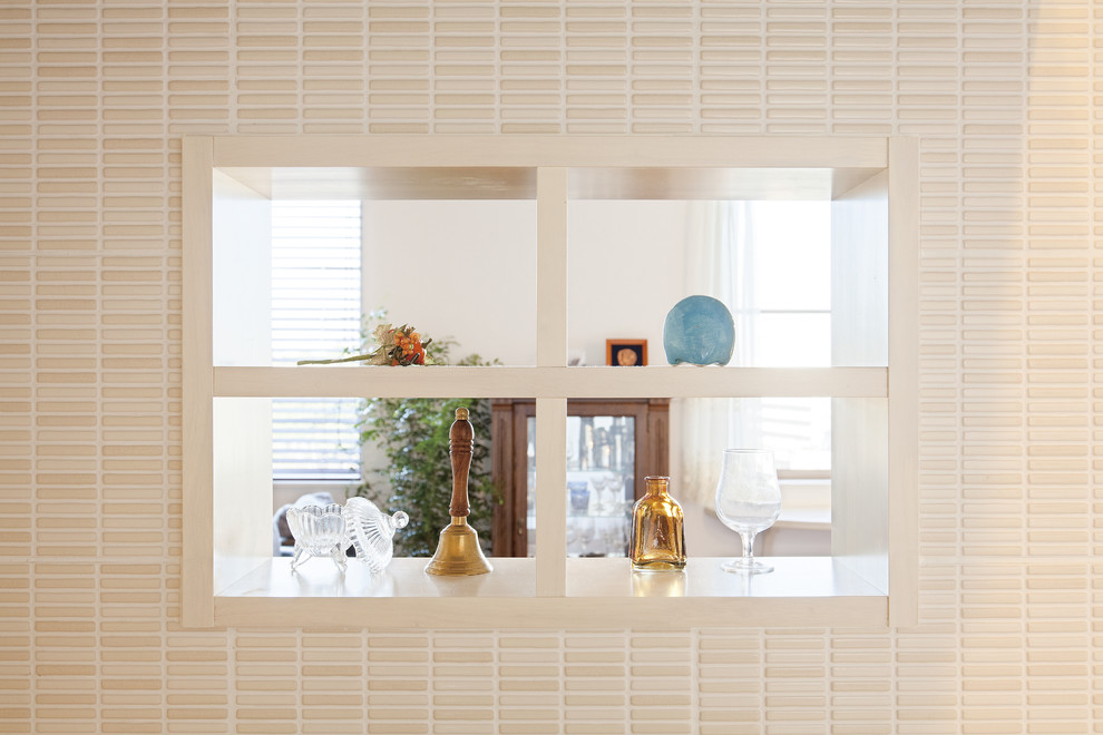 他の地域にあるアジアンスタイルのおしゃれなキッチンの写真