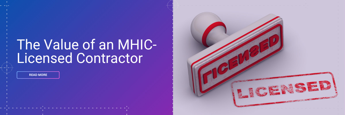 Shows the trust, professionalism, and compliance guaranteed by Maryland Home Improvement Commission–licensed contractors.