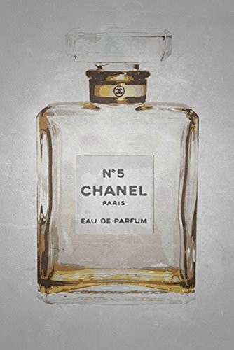 Canvas, Chanel No. 5 In Gold by Kelissa Semple - Contemporary - Prints And  Posters - by BuyArtForLess | Houzz