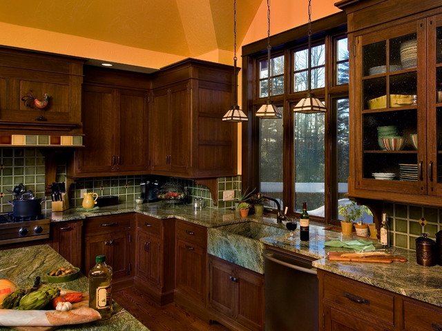 Sharon NH Kitchen amerikansk-craftsman-koekken