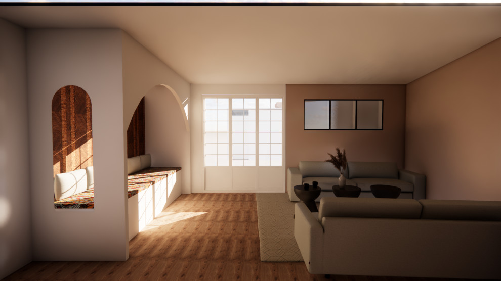 STE GENEVIEVE - Projet Kati | aménagement salon 22m²