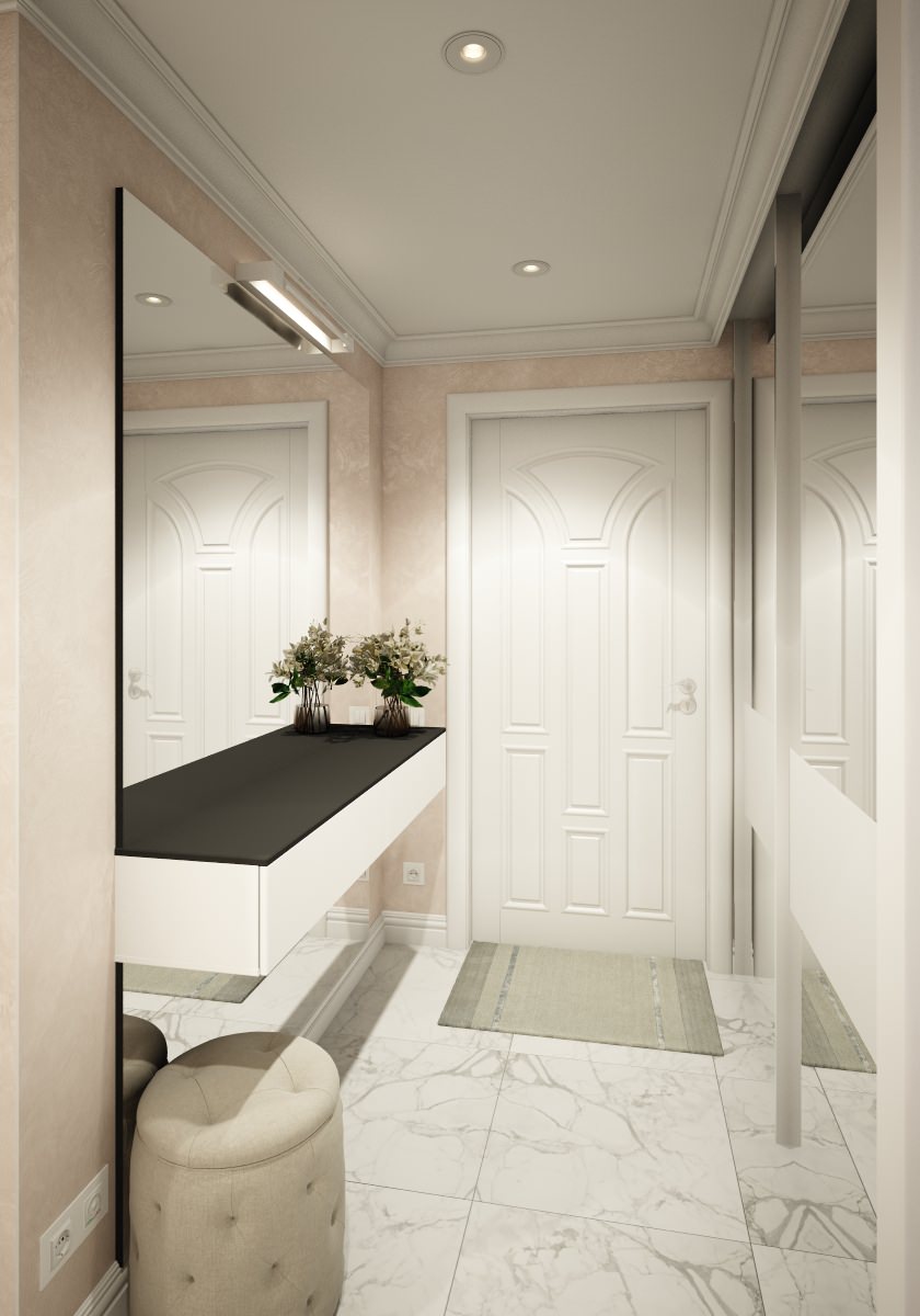 Светлая квартира в современном стиле в Санкт-Петербурге