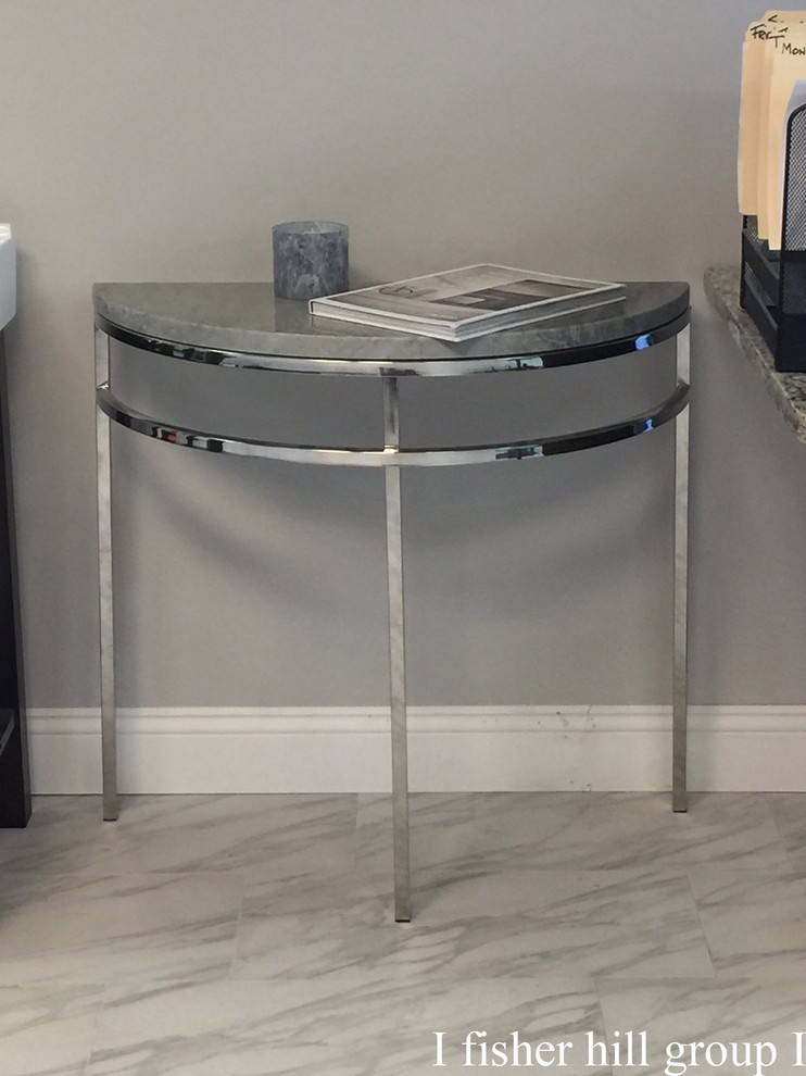 steel and stone furniture and furnishings