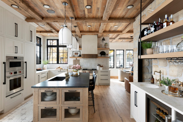 Gull Lake Home - Rustic - Kitchen - Minneapolis - by Tays & Co Design ...