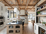 Rustic Kitchen by Tays & Co Design Studios