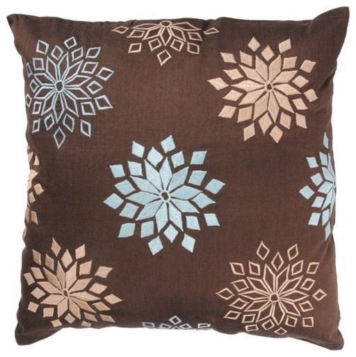 T-2829 18" Decorative Pillow in Green (Set of 2)