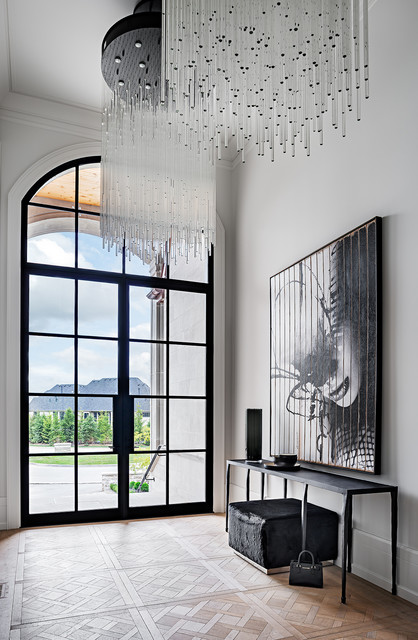 NET ZERO LUXURY HOME mediterranean-entry