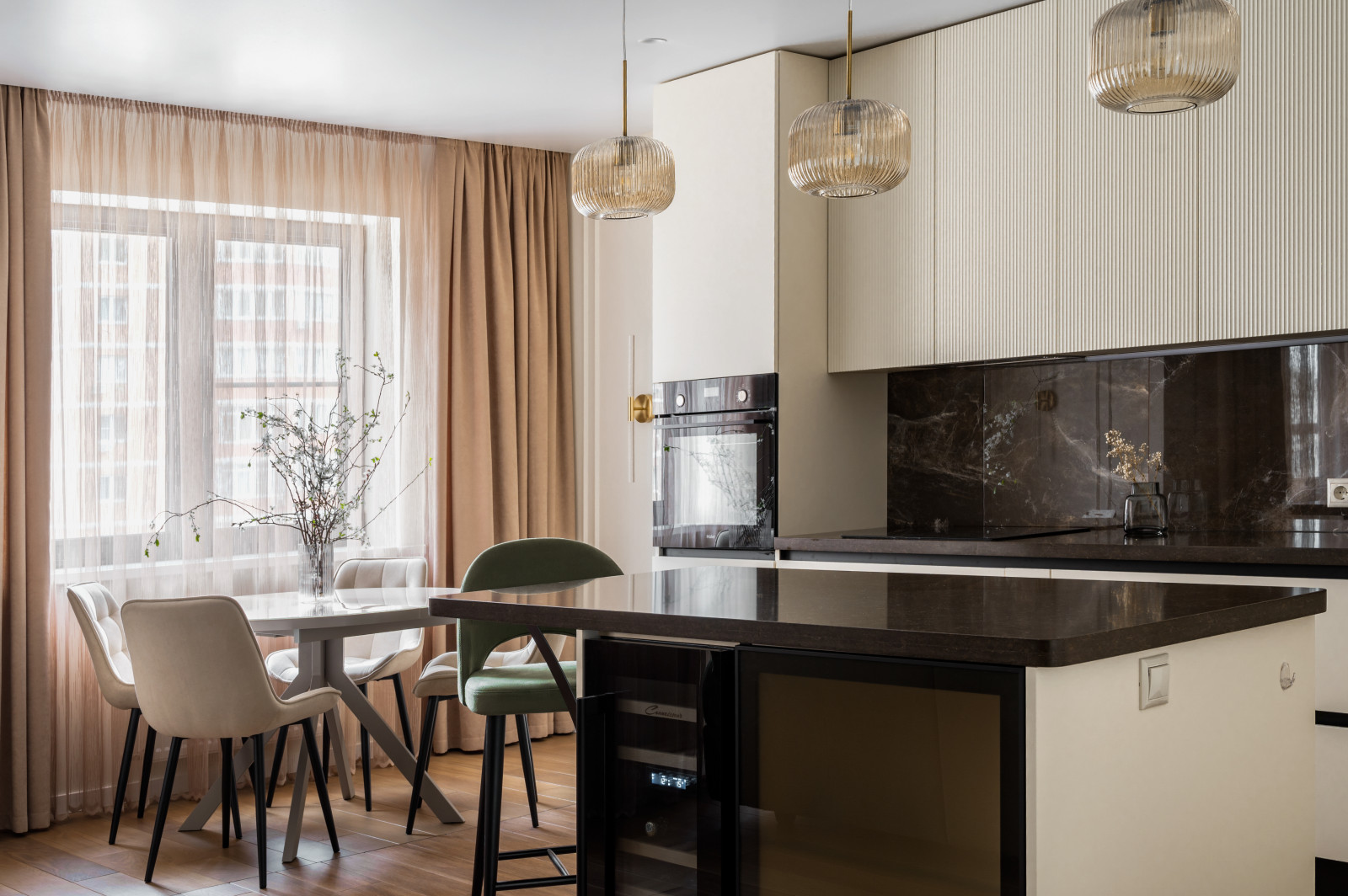 Кухня для проекта в стиле неоклассика