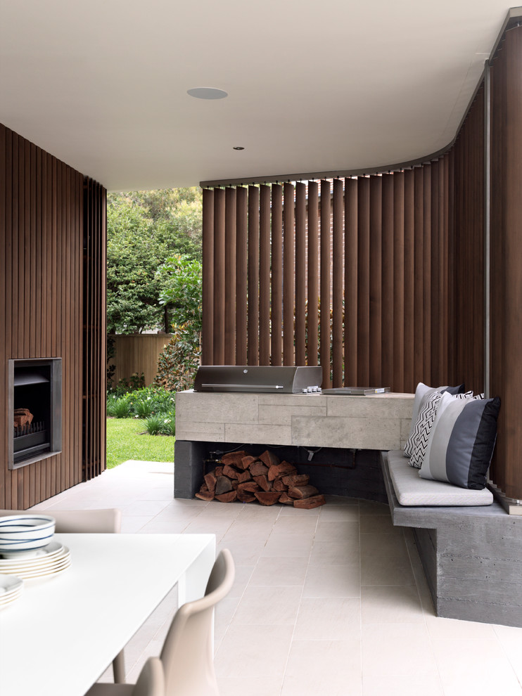 This is an example of a contemporary patio in Sydney.