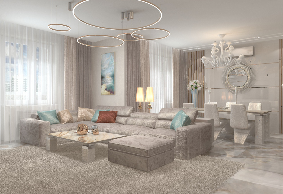 визуализация проекта квартиры на ул. Пушкина, г.Ростов-на-Дону