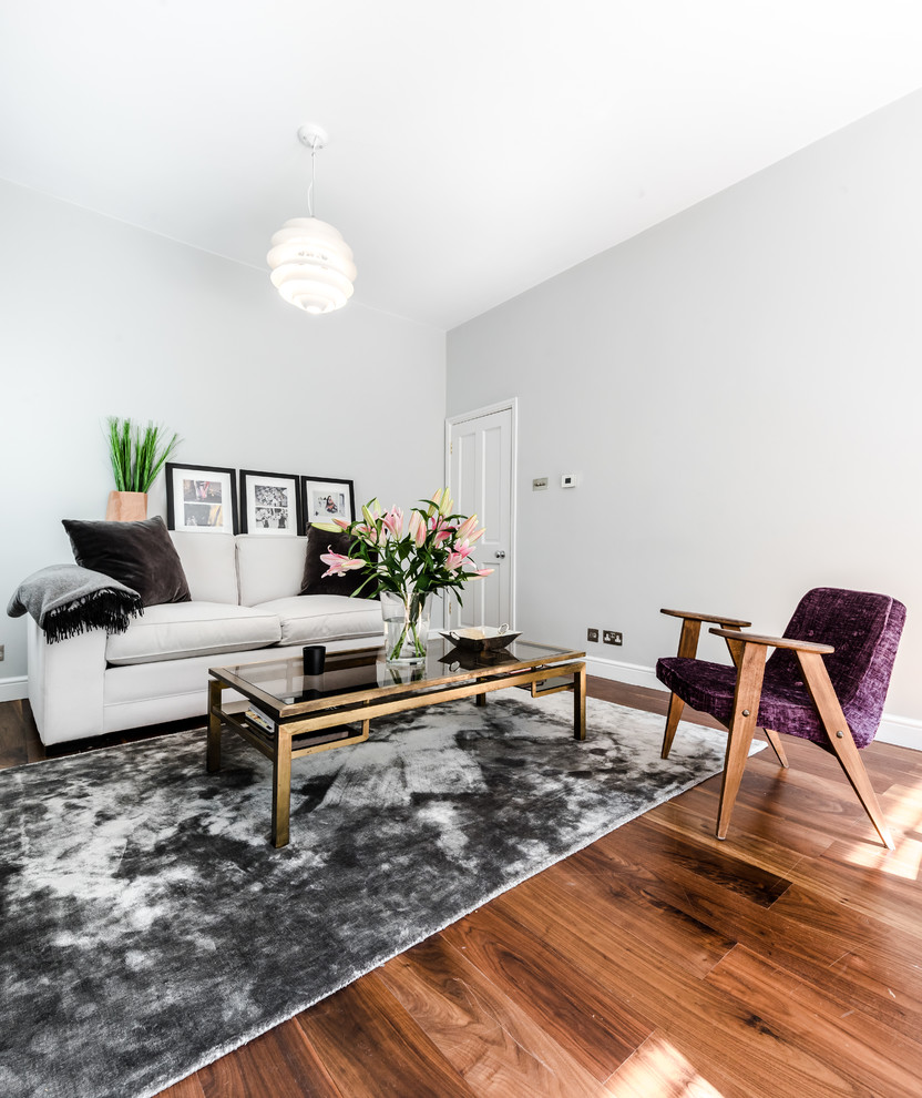 Inspiration for a modern living room in London.