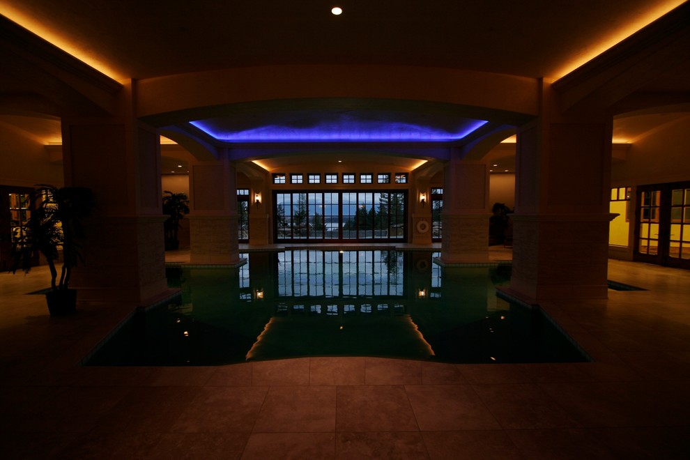 Example of a trendy home design design in Jackson