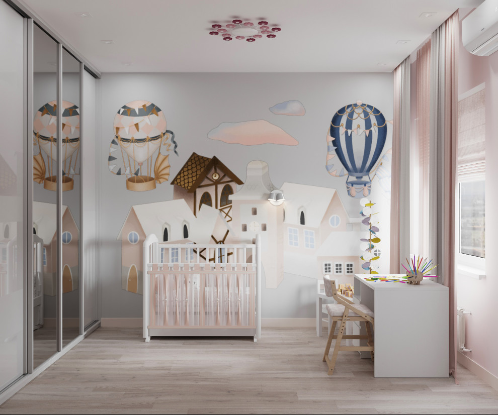 Дизайн детской для девочки