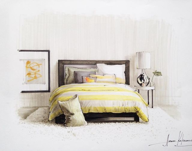 Эскизная подача интерьера для ивентеров, дизайнеров и архитекторов