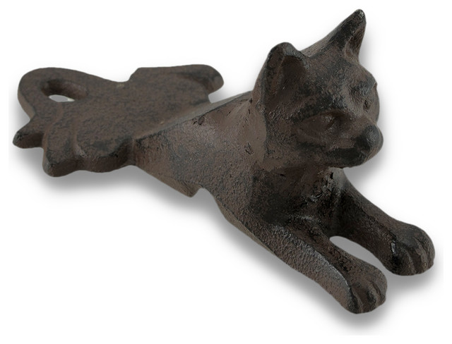 Cast Iron Pointer Dog Door Stop Vintage Sheep Ram Antique Helper