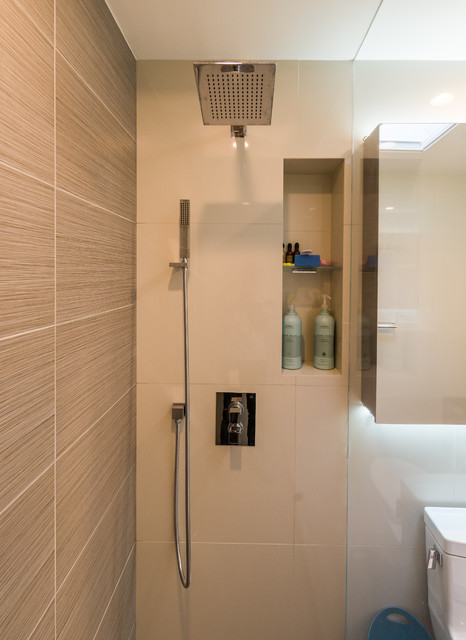 Upper West Side Triplex Renovation transitional-bathroom