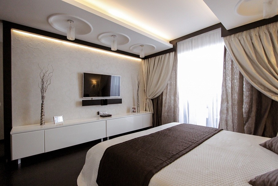 Спальня в квартире - студии