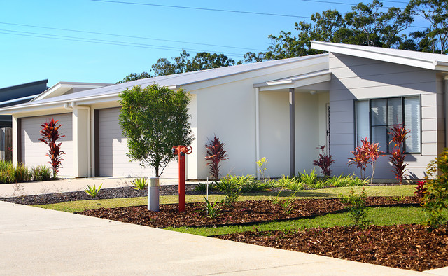 Duplex Development contemporary-house-exterior